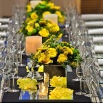 Diseño y creación de centro de mesa Imperial lima limón | La Florería